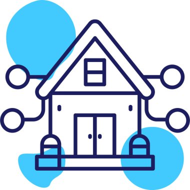 Ev. Web simgesi basit tasarım