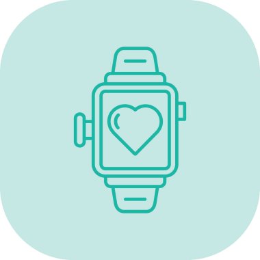 smartwatch simge vektör çizimi