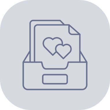 Belge simgesinin vektör illüstrasyonu