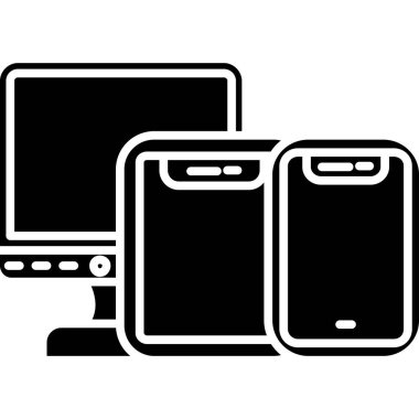 akıllı telefon simgesi vektör illüstrasyonu