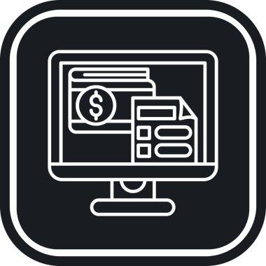 seo modern simgesinin vektör illüstrasyonu