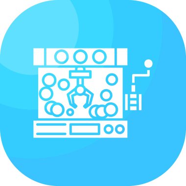 Fabrika simgesi, vektör illüstrasyonu