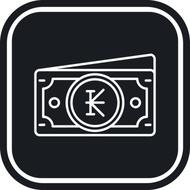 Para için. Web simgesi basit illüstrasyon