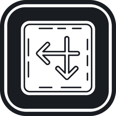 ok simgesi, vektör illüstrasyonu