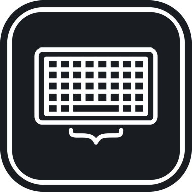 Geliştirme için web simgesi, kodlamanın vektör illüstrasyonu