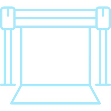 Boş ekran vektör illüstrasyonlu tahta tablo