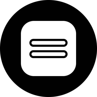 Yemek. Web simgesi basit illüstrasyon