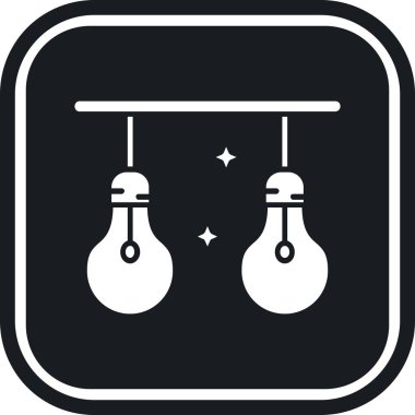 Modern b 'nin vektör illüstrasyonunda ampul yok