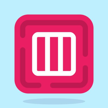 Vektör çizimi, düz tasarım elementi. eps dosyası