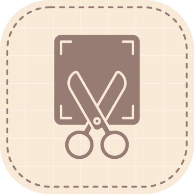 makas simgesi vektör illüstrasyonu