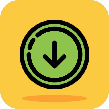 Saat simgesi vektör illüstrasyonu