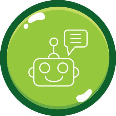 konuşma sohbet vektör simgesi