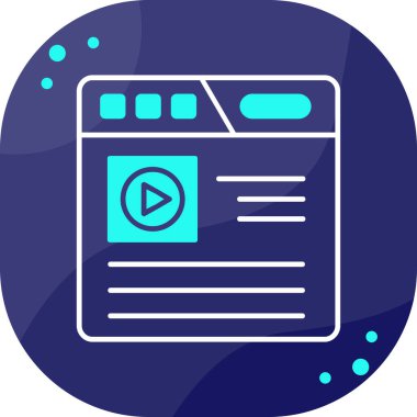 seo modern simgesinin vektör illüstrasyonu