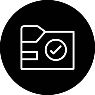 Liste vektör simgesini kontrol et