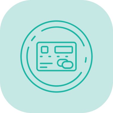 Radyo simgesinin vektör illüstrasyonu