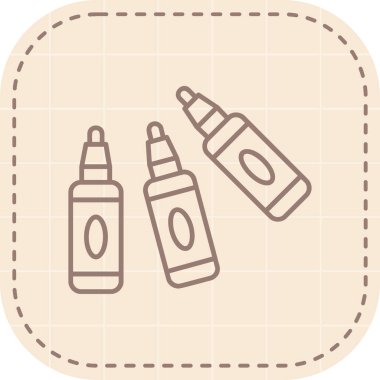 Yapıştırıcı simgesi, vektör, illüstrasyon