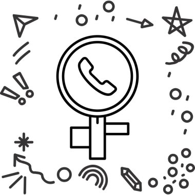 Çağrı merkezi simgesi. beyaz arkaplanda izole edilmiş web tasarımı için ana hat müşteri servis vektör simgesi