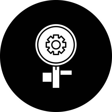 dişli simgesi vektör illüstrasyonu