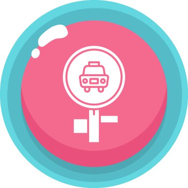 Alarm saati simgesi, vektör illüstrasyonu