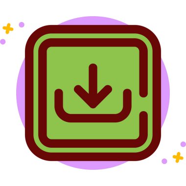 ok simgesinin vektör illüstrasyonu