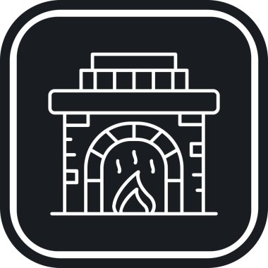 Bina. Web simgesi basit illüstrasyon