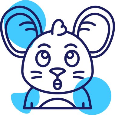 Hayvan. Web simgesi basit illüstrasyon