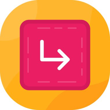 Ok. Web simgesi basit illüstrasyon