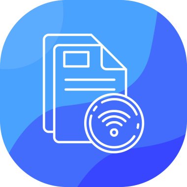 Dosya. Web simgesi basit illüstrasyon