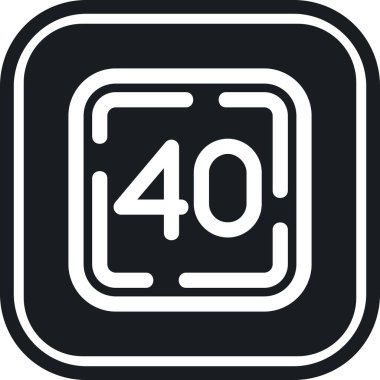 Modern hız simgesinin vektör gösterimi