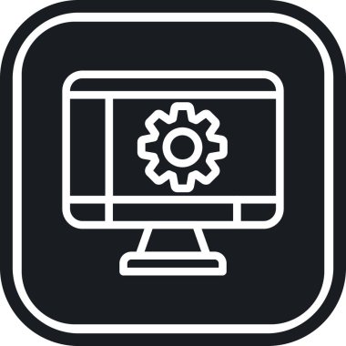 Projeniz için vektör ayarı simgesi