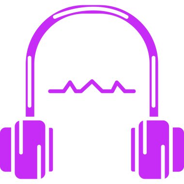 Müzik simgesi vektör illüstrasyonu