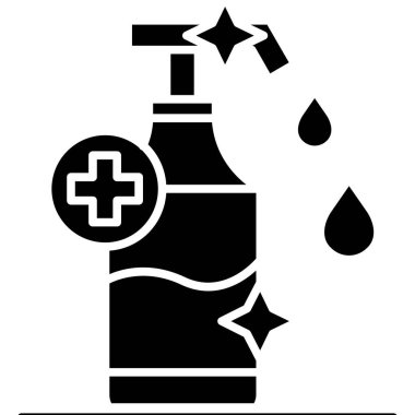 Şişede ilaç şişesi ve haç