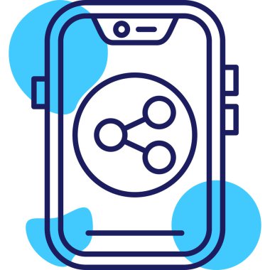 Cep telefonu. Basit resimleme