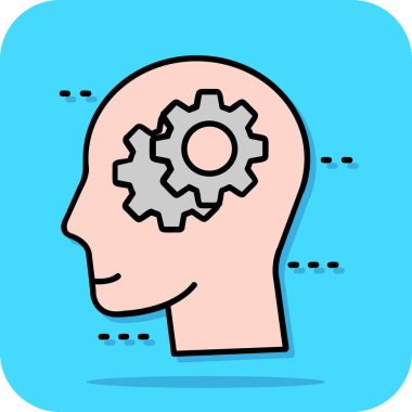 Beyin ve dişli tasarımı, vektör çizimi