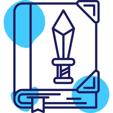 çizgi sihirli lamba ikonu beyaz arkaplanda izole. Mum çubuklu sihirli lamba. Fantezi parti renkli taslak konsepti. vektör.