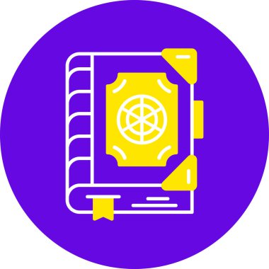 Beyaz arkaplanda pasaport simgesi, modern vektör illüstrasyon tasarımı