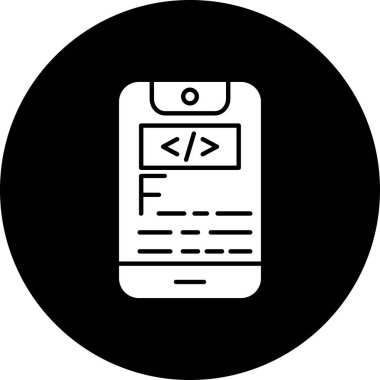 Vektör Mobil simge illüstrasyonu