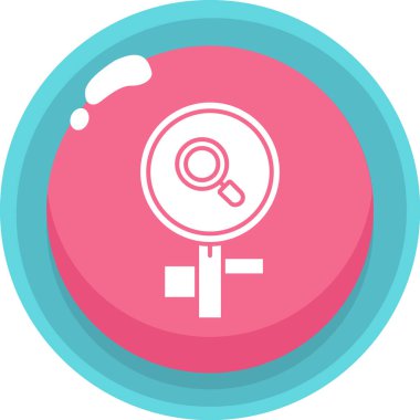 Arama simgesi vektör illüstrasyonu