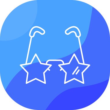 Bayrak. Web simgesi basit illüstrasyon