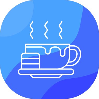 Kahve fincanı. Basit tasarım