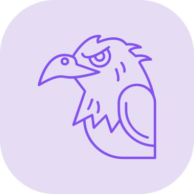 Kuş. Web simgesi basit illüstrasyon