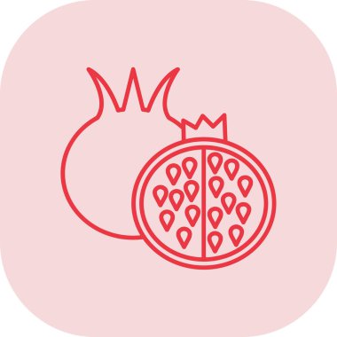 çizgi ananas ikonu beyaz arkaplanda izole edildi. Renkli taslak konsepti. vektör