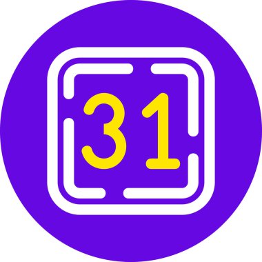 Takvim simgesi vektör illüstrasyonu