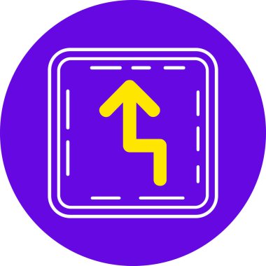 Yol tabelası. Basit tasarım