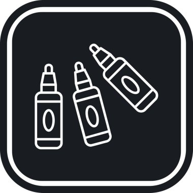 Modern b 'nin vektör illüstrasyonu tıbbi simgeden yoksun