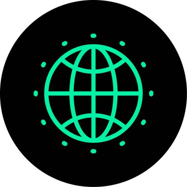 vektör Dünya simgesi illüstrasyonu