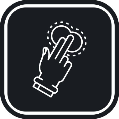 Modern simgenin vektör illüstrasyonu