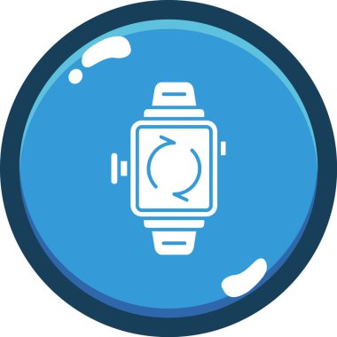 Akıllı çocuk. Web simgesi basit illüstrasyon