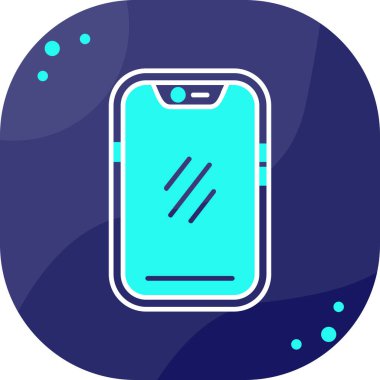 mobil uygulama modern simgesi, vektör illüstrasyonu