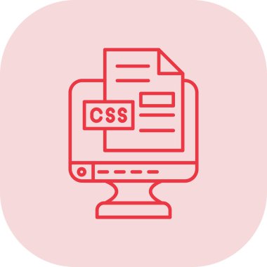 Dosya biçim simgesinin vektör illüstrasyonu